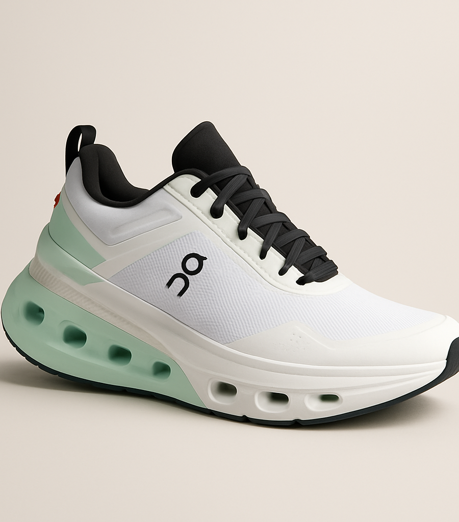 ON Cloud Nova X Sneakers White and Green